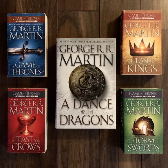 Game of Thrones Book Set Song of Ice and Fire Series George R.R. Martin - Picture 1 of 2